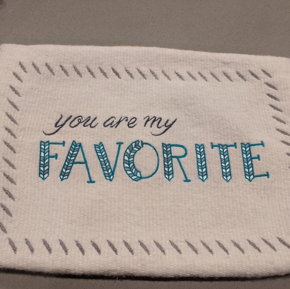 You Are My Favorite Anthropologie Pillow - Picture 3 of 4